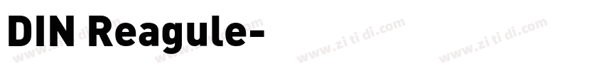 DIN Reagule字体转换